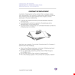 Employment Contract Templates for Employee and Employer | Leave Agreement Included example document template