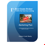 Real Estate Broker Marketing Plan | Closing, Property Review, Buyer, Price example document template