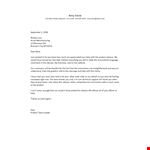 Recognition Letter for Your Business Department - Download Templates example document template