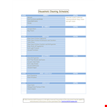 Complete House Cleaning Checklist - Vacuum, Clean, and Organize example document template