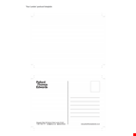 London Postcard Template | Create Your Own Stunning Design with Diespeker Wharf example document template 