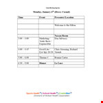 Sales Meeting Agenda Template In Word example document template