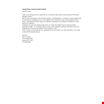 Thank You For Phone Interview Note example document template