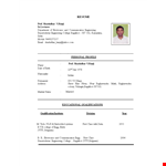 Engineering Lecturer Job Resume example document template