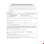 Research Proposal Template - Create a Comprehensive Business Research Proposal | Semester example document template