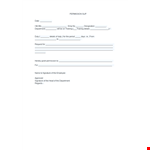 Get Training Permission Slip | Complete Department Details example document template