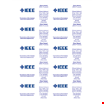 Membership Card Design Template for Electrical and Electronics Engineers example document template