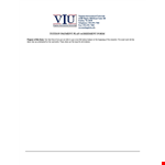 Download Payment Agreement Template - Easy to Use & Customizable example document template