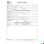 Contact Report Sample example document template