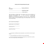 Non Renewal Of Lease Letter Template example document template