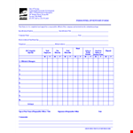 Printable Company Inventory Form example document template
