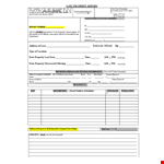 Download Property Police Report Template - Easy to Use example document template