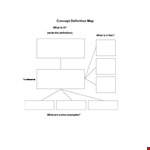 Create Effective Concept Maps with our Template - Definition and How to Write Included example document template