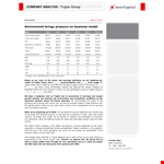 Insurance Company Analysis Template example document template