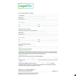 IOU Template - Create a Secure Payment Agreement | Free Sample - Shall Address Debtor and Creditor example document template