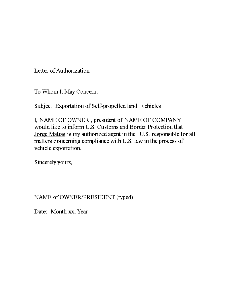 Formal Business Letter Format To Whom It May Concern