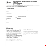 Day Care Expense example document template