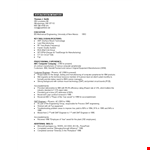 Sample Engineering Student Resume example document template