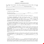 Sample Agreementtopurchaserealestate example document template