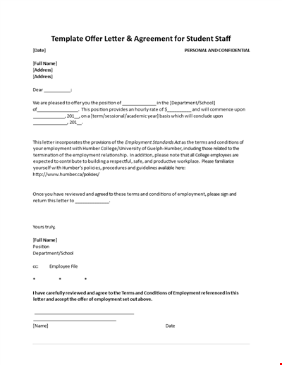 Offer Letter