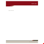 Get Professional Results with Our Letterhead Templates - Download Now example document template