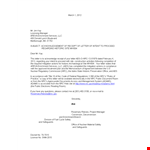 Property Receipt Acknowledgement Letter example document template 