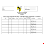 Student Parent Contact Log Template example document template