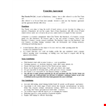 Franchise Agreement for Travel Business example document template