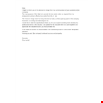 Sample Current Position Resignation Letter example document template