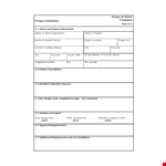 Effective Scope of Work Template for Your Project - Contact Us Now | Requirements Included example document template