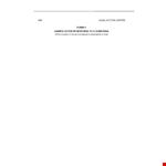 Legal Response Letter Template - Order, Court, Program, Patient example document template