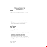 Medical Social Work Resume example document template