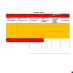 Effective Logic Model Template for Outcomes: Sources & Changes example document template