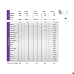 Cash Flow Statement in Excel example document template