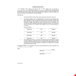 Corporate Resolution example document template