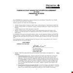 Health Plan Administrative Services Agreement Template example document template