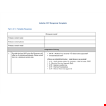 Get the Perfect Proposal with our Request for Proposal Template example document template