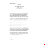 Legal Officer Cover Letter example document template