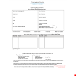 Cateringrequest example document template 