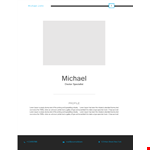 Medical Resume Us Letter example document template 