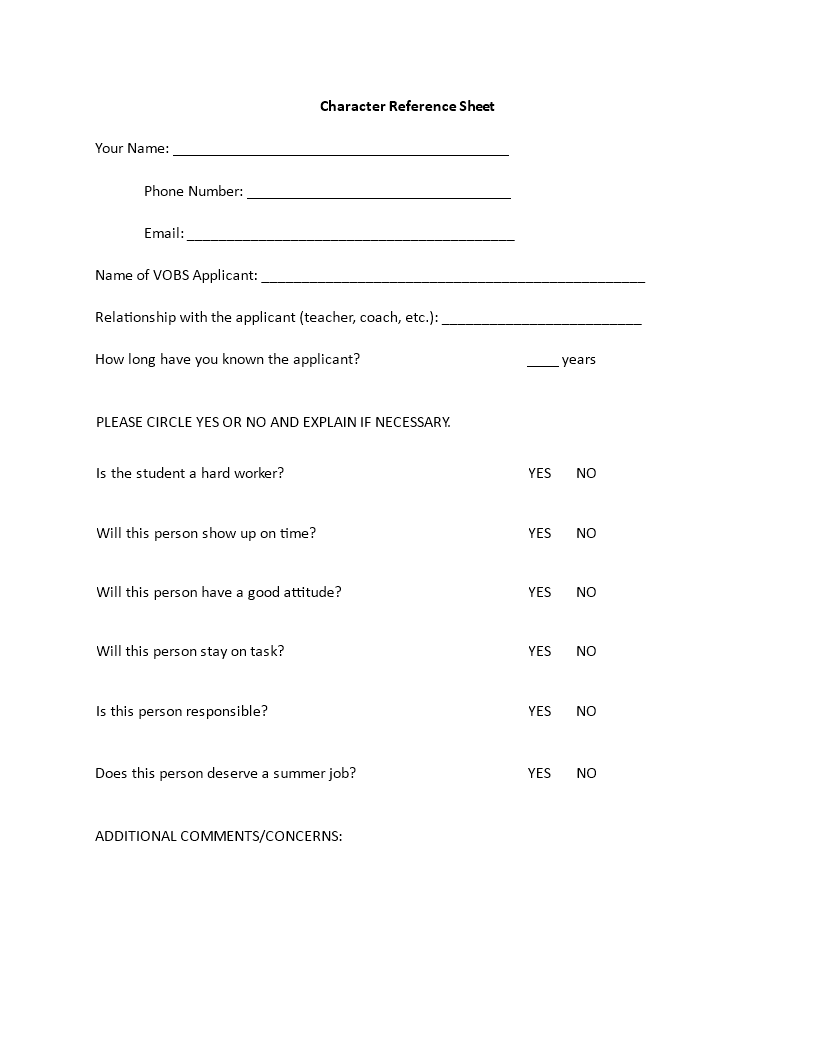 Get A Professional Reference Page Template Character Applicant Person get-a-professional-reference-page-template-character-applicant-person