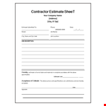 Create Accurate Estimates with Our Easy-to-Use Estimate Template example document template