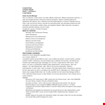 Senior Account Manager Resume example document template