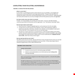 Reference Thank You Letter Format example document template 