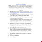 Researchpapers example document template 