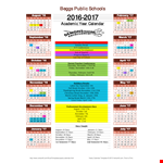 Yearly School example document template