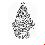 Printable Christmas Tree Coloring Page example document template