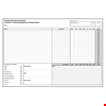 Project Time Sheet example document template 