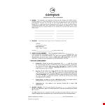 Simple Residential Lease Application example document template