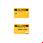 Membership Card Design Templat - Customizable & Professional Designs example document template 